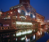 Brindleyplace at night