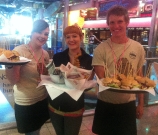 Tasty burger samples