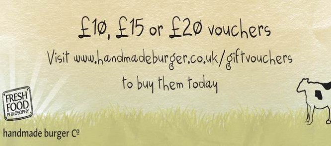 If you know a handmade burger Co. fan why not treat them to a gift voucher to spend in any of our restaurants?